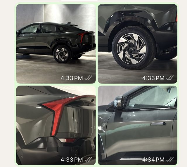Sent car photos